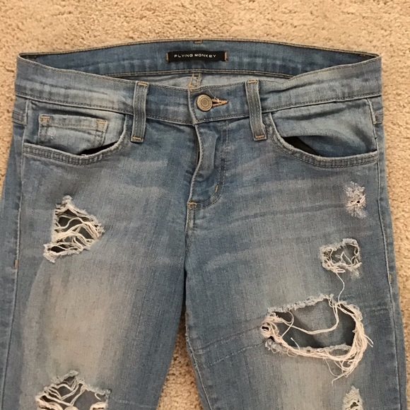 Flying Monkey Ripped Jeans - Picture 3 of 4